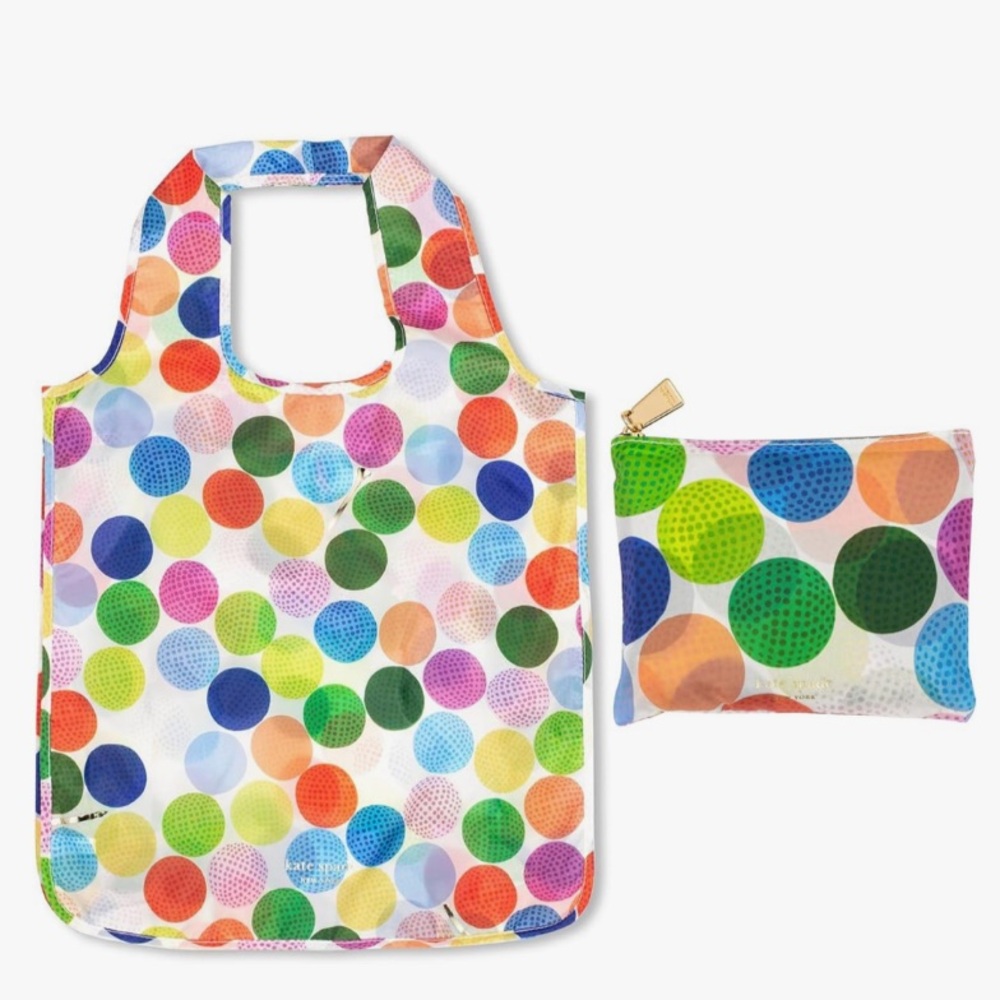 🆕 Kate Spade GOLF BALLS Reusable Tote